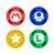 4 Thumbstick Mario Para Nintendo Switch - Imagem 1