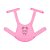 Babador de Silicone com Cinto Buba Girafa Rosa - Imagem 4