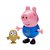 Mini Figuras Sunny Peppa Pig Amigos e Pets George e Coruja - Imagem 2