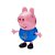 Mini Figuras Sunny Peppa Pig Amigos e Pets George e Coruja - Imagem 3