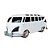 Carrinho Kombi Concept Car Brinquemix 30cm Branco - Imagem 1