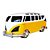 Carrinho Kombi Concept Car Brinquemix 30cm Amarelo - Imagem 1
