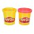 Massinha Play-Doh Hasbro 2 Potes Amarelo e Rosa - Imagem 1