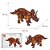 Quebra Cabeça 3D Triceratops Brincadeira de Criança 52 peças - Imagem 3