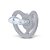 Chupeta Space 0 a 6 Meses Nuk Urso Cinza - Imagem 2