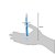 Escova Massageador de Gengiva com Ventosa Buba Silicone Azul - Imagem 4