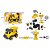 Caminhão de Construção City Machine MultiKids Amarelo 15cm - Imagem 2