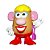 Boneco Mr Potato Head Hasbro Senhora Cabeça de Batata - Imagem 2