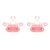 Kit 2 Chupetas Comfort Buba 0-6m Tam 1 Ursinho/Estrela Rosa - Imagem 4