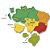 Quebra Cabeça 3D Elka Mapa do Brasil - Imagem 2