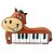 Mini Piano Infantil Cute Toys Cavalo - Imagem 2