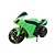 Mini Motocicleta Adijomar Super Bike Zr1 Verde - Imagem 1