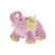 Pelúcia Baby Tonny Zip Toys Elefante Rosa - Imagem 1