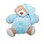 Pelúcia Urso Nino Zip Toys Azul M - Imagem 1