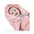 Cobertor Baby Sac Jolitex Com Relevo Rosa 80cm x 90cm - Imagem 1