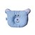 Travesseiro Anatômico Baby Joy Incomfral Ursinho Azul - Imagem 1
