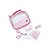 Kit Cuidados e Higiene do Bebê Manicure Chicco Rosa com Estojo - Imagem 1
