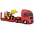 Caminhão Carregadeira Diamond Truck Roma Com Trator Vermelho - Imagem 1