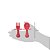 Kit Talher Treinamento com Escudo Garfo e Colher de Silicone Buba Rosa - Imagem 3