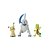 3 Figuras Pokémon Sunny Battel Figures Treecko Mimikyu Absol - Imagem 3