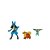 3 Figuras Pokémon Sunny Battle Figures Dreepy Growlithe Lucario - Imagem 1