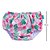Biquini De Banho Com Fralda Reutilizável Buba Folhas Rosa - Imagem 6