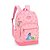 Mochila De Costas Maxlog Stitch Rosa Com Flores - Imagem 1