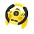 Volante De Carro Giro 360º Amarelo Com Ventosa E Alça DM Toys - Imagem 1