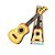 Mini Violão Infantil 6 Cordas Dm Toys 48cm - Imagem 2