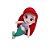 Pelúcia A Pequena Sereia Disney Aqua Pals Fun 24cm - Imagem 3