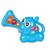 Brinquedo Elefante Musical Azul Babyland Cardoso Toys - Imagem 2