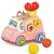 Mini Veículo Babyland Rosa Educativo Com Luz e Som Cardoso Toys - Imagem 2