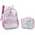 Mochila Escolar Up4you Borboleta Com Lancheira Luxcel - Imagem 2