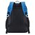Mochila De Costas College Dino Xeryus 12201 Azul e Vermelho - Imagem 3