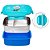 Lancheira Bento Box Buba Panda Azul - Imagem 3