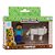 Minecraft Pack 2 Mini Figuras Steve e Lobo Multikids - Imagem 1