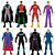 Pack 8 Bonecos Heróis Da DC 15cm Sunny - Imagem 2