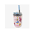 Copo com Canudo 300ML Zona Criativa Alice - Imagem 1