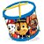 Brinquedo Infantil Bumbo Patrulha Canina 2 Baquetas Tambor - Imagem 2