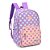 Mochila De Costas Poá Lilás E Azul Up4You - Imagem 1