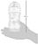 Mamadeira Branca Buba Easy Flow Bico Ultrasoft 270ml - Imagem 3