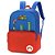 Mochila De Costas Super Mario Azul Maxlog - Imagem 1