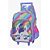Mochila Rodinhas Unicórnio Lilas Luxcel - Imagem 1