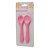 Kit Talheres Silicone Lilica BB Rosa Pacific - Imagem 1
