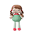 Metoo Angela Melancia Bup Baby 33Cm - Imagem 1