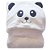 Manta Infantil Soft Com Capuz Panda Jolitex - Imagem 1