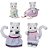Sylvanian Families Família Dos Leopardos Da Neve Epoch - Imagem 3