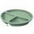 Pratinho De Silicone Com Divisorias E Ventosa Verde - Imagem 2