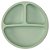 Pratinho De Silicone Com Divisorias E Ventosa Verde - Imagem 4
