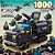 Blocos De Montar Carro De Polícia 1000 Pc 6 Em 1 Bloxi - Imagem 1